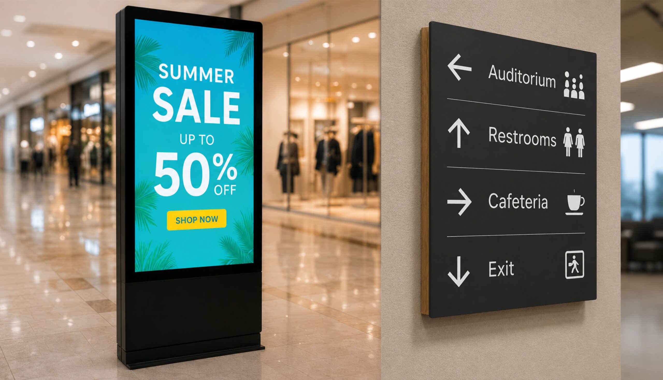 Digital & Static Signage